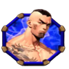 king of fighting blue fighter symbol