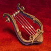 king of macedonia harp symbol