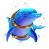 king of the trident deluxe dolphin symbol