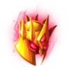 kings gold hold and win helmet symbol