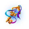 kings gold hold and win wand symbol