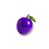 kitty coins purple plum symbol