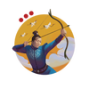 lady of the moon archer symbol