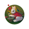 lady of the moon rabbit symbol