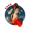 lady of the moon woman symbol