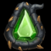lair of the serpent monster green gem symbol