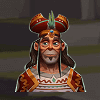 lama glama man symbol
