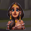 lama glama woman symbol