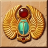 lara jones is cleopatra scarab symbol