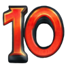 lava balls number ten symbol