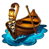 lava balls skull boat symbol