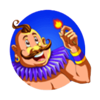 le cirque fire man symbol