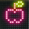 led night show apple symbol