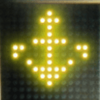 led night show arrow symbol