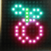 led night show pear symbol