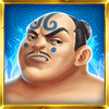 legendary sumo blue man symbol