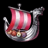 legendary vikings boat symbol