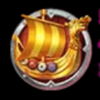 legendary vikings gold boat symbol