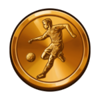 legends cup coin bronze symbol