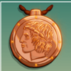 legends of olympia bronze medal symbol