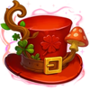 leprechauns loot lucky hat symbol