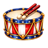 liberty fireworks drum symbol
