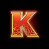 lightning blaze k symbol