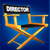lights camera action director seat symbol