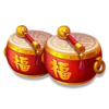 lion coins drums symbol