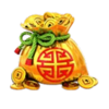 lion link prosperous rooster bag symbol