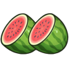 little devil coins watermelon slices symbol