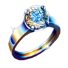 lock it link diamonds rings symbol