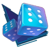 luck reactor blue dice symbol