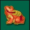lucky coin frog symbol