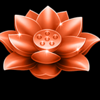 lucky coming lotus red symbol