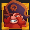 lucky crew red beard pirate symbol