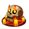 lucky devil skull symbol