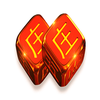 lucky dice 3 red symbol