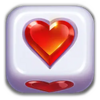 lucky dice heart dice symbol