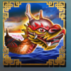 lucky dragon boat yellow dragon symbol