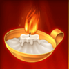 lucky drink in egypt candle symbol