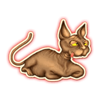 lucky drink in egypt cat symbol