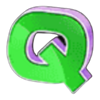 lucky dumbbells letter q symbol
