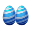 lucky easter bunny eggs symbol