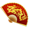 lucky fire blitz power 5 red dragon fan symbol
