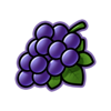 lucky fruit wheel grapes symbol