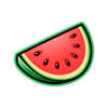 lucky fruit wheel melon symbol