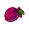 lucky fruit wheel plum symbol
