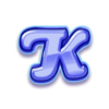 lucky fruits and diamonds k symbol