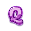 lucky fruits and diamonds q symbol